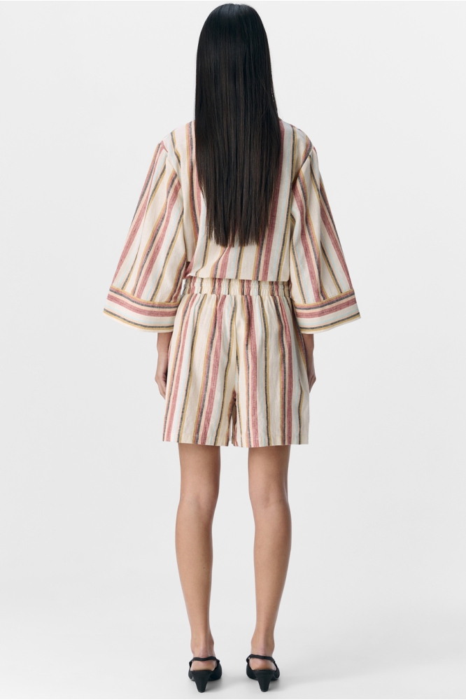 OBJKAREN HW SHORTS 139 23046851 SANDSHELL/MULTI